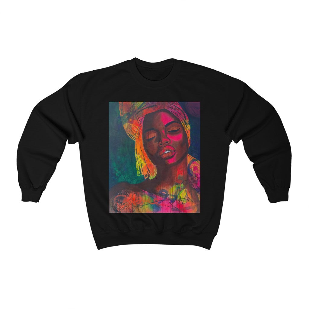 "ASÉ" Unisex Crewneck Sweatshirt (original background)