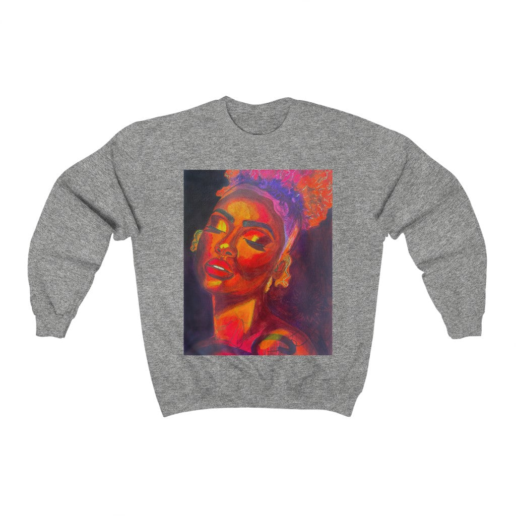 "AFFIRMED" Unisex Crewneck Sweatshirt (original background)