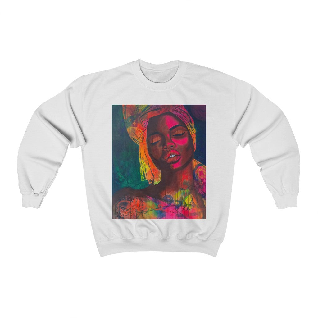 "ASÉ" Unisex Crewneck Sweatshirt (original background)